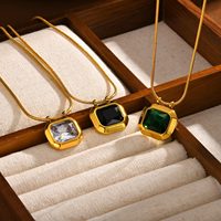 Women’s Geometric Square Pendant Necklace 5